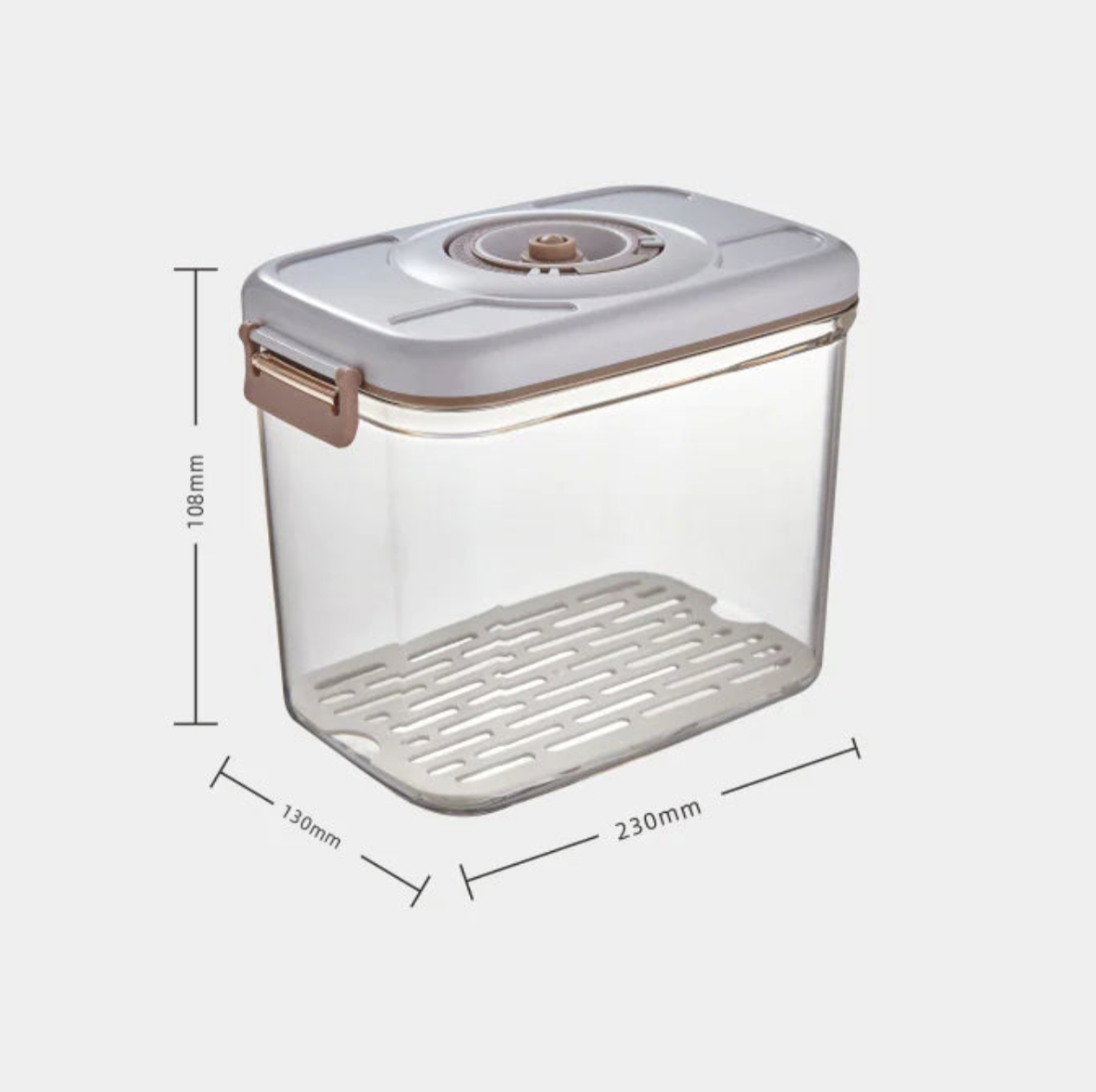 Vacuum food storage box